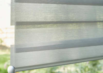 Detail van transparante en dichte banen