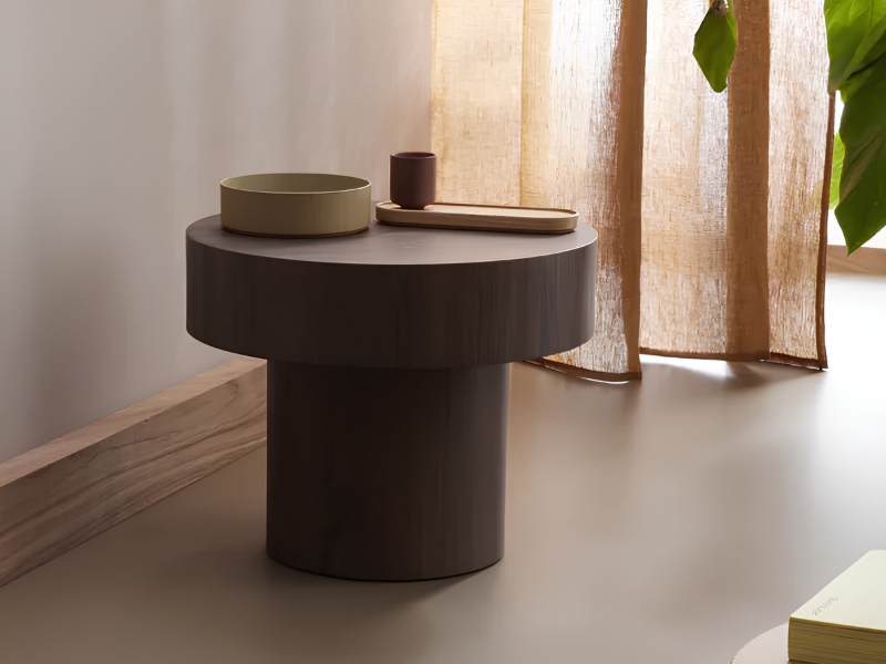 Forbo Marmoleum Cocoa vloer in warme milk chocolate tint